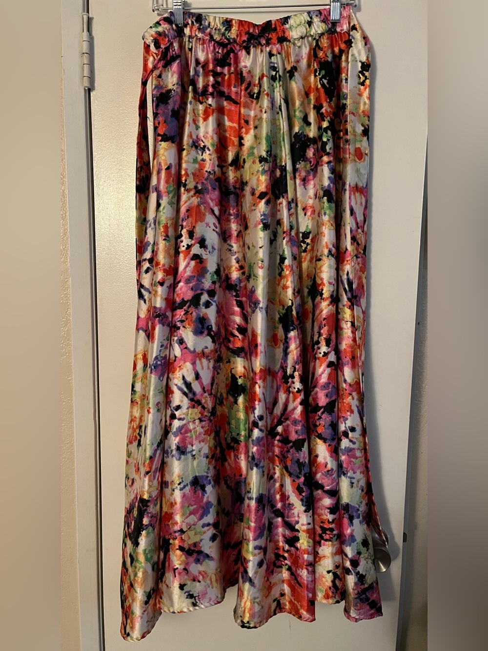 Tie dye maxi skirt